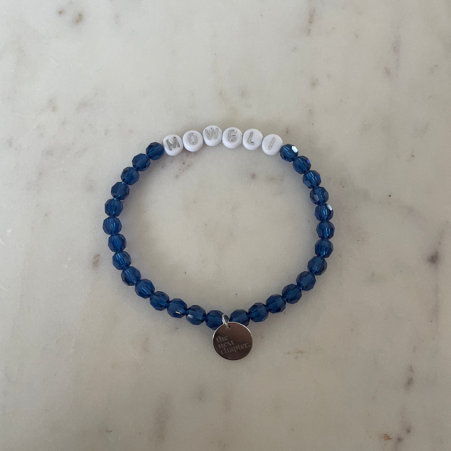 the SAY IT IN WORDS beaded bracelet