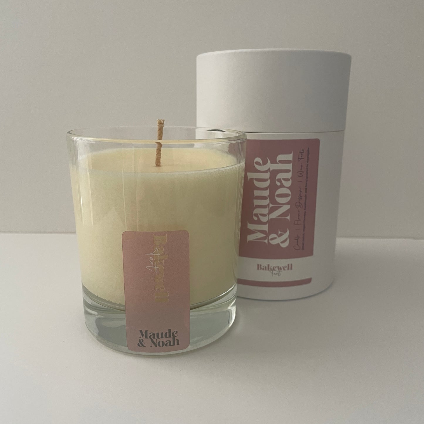 Maude & Noah Bakewell Tart Candle