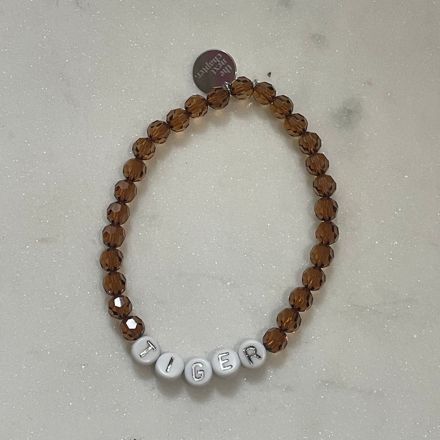 the SAY IT IN WORDS beaded bracelet