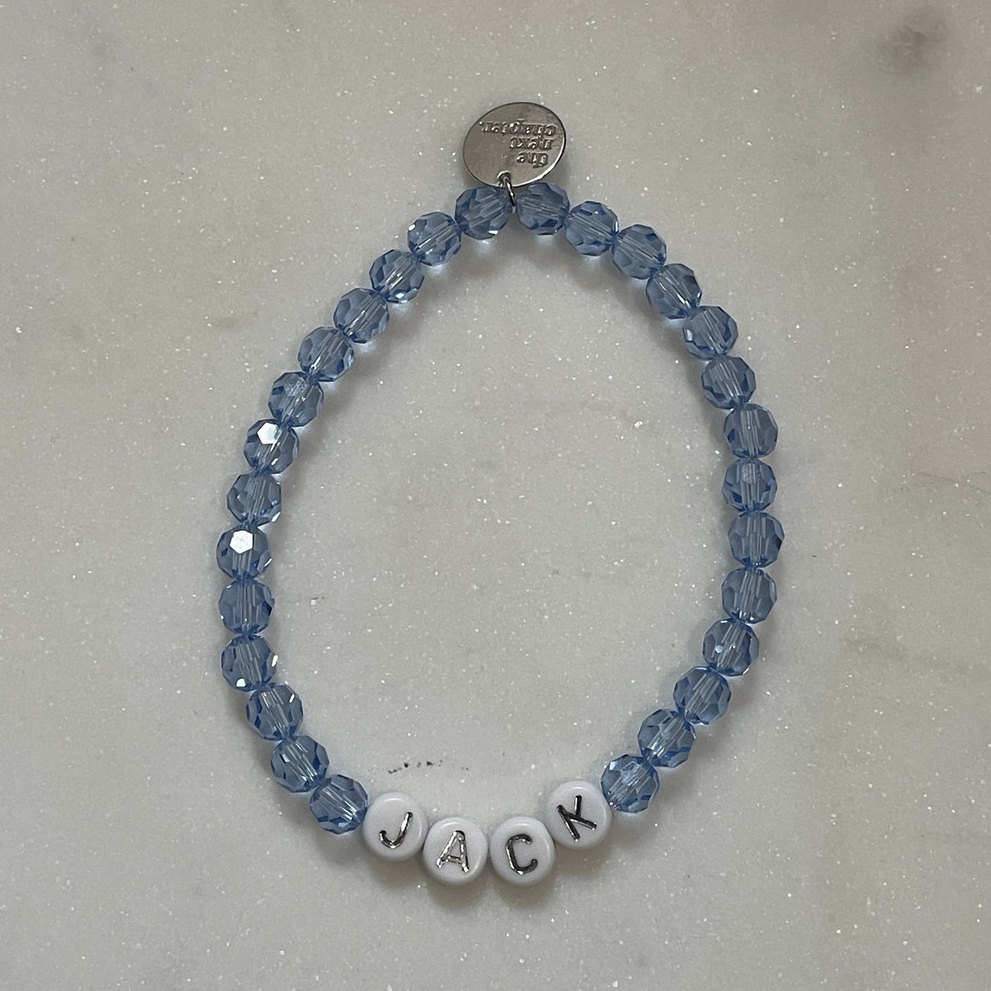 the SAY IT IN WORDS beaded bracelet