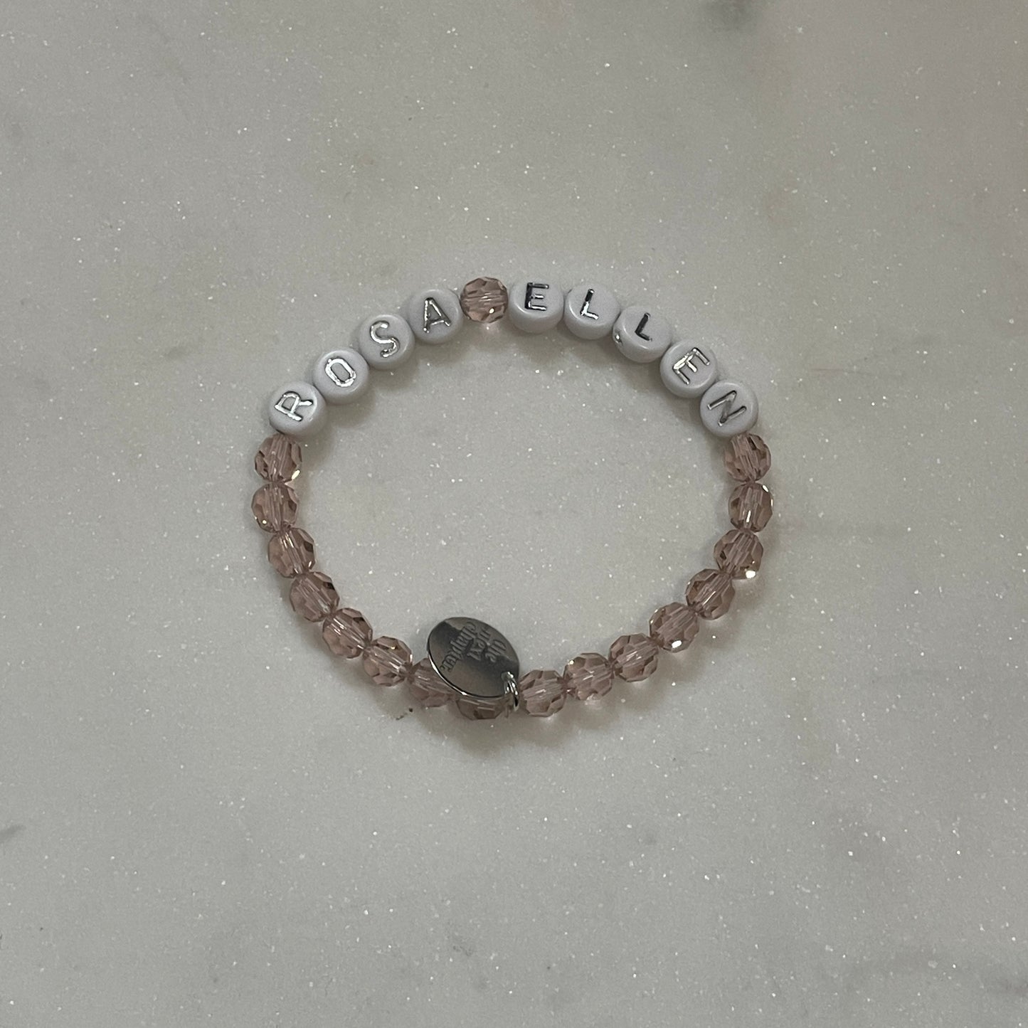 the SAY IT IN WORDS beaded bracelet