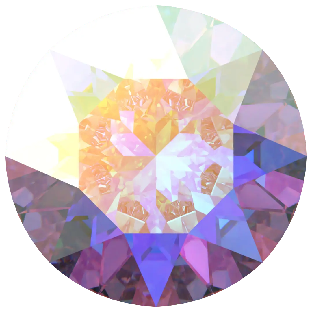 the SIMPLISTIC charm (Crystal AB)