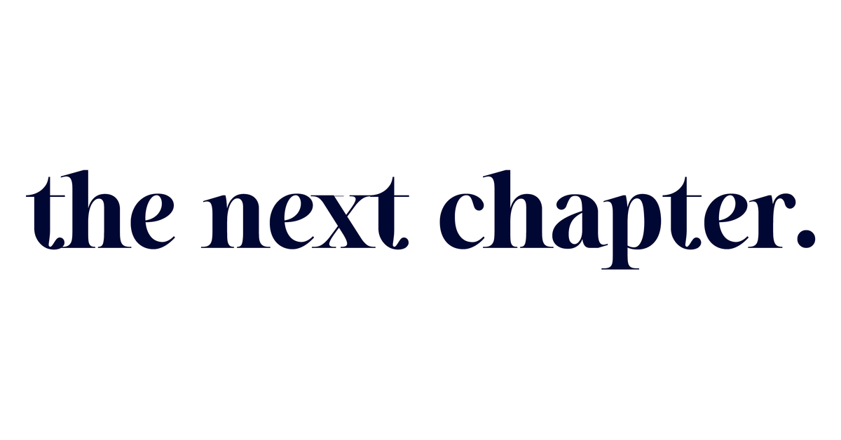the next chapter.